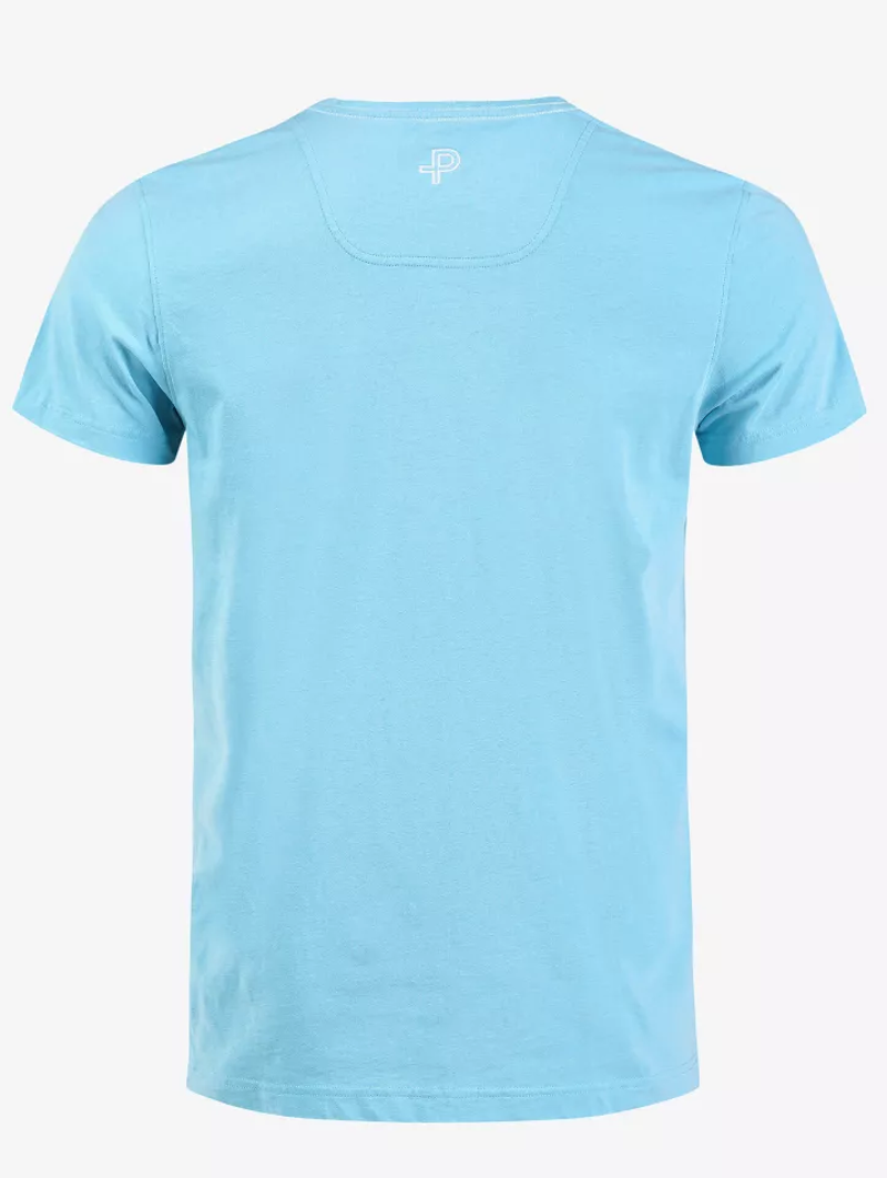 PelleP Circle Print T Cerulean-1